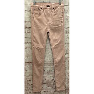 Rag & Bone Womens Jeans High Rise Skinny Jean Pink Blush Twill Denim Size 26